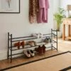 3 Tier Extendable Metal Shoe Rack 2 3 Tier Extendable Metal Shoe Rack -Habitat Store 30862751