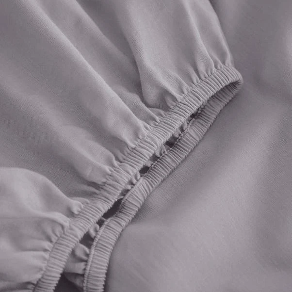 Soft Washed Recycled Cotton Fitted Sheet 8 Soft Washed Recycled Cotton Fitted Sheet - Image 6