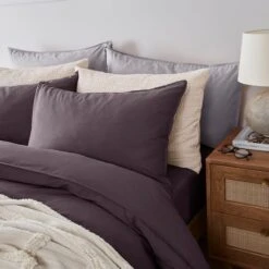 Soft Washed Recycled Cotton Standard Pillowcase Pair -Habitat Store 30862972