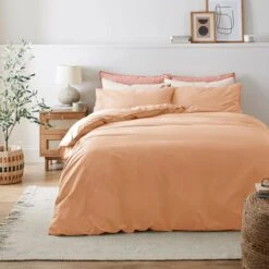 Soft Washed Recycled Cotton Duvet Cover And Pillowcase Set -Habitat Store 30862993 alt07