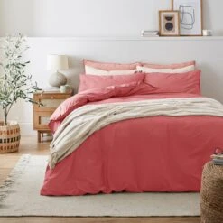 Soft Washed Recycled Cotton Duvet Cover And Pillowcase Set -Habitat Store 30863004