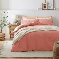 Soft Washed Recycled Cotton Duvet Cover And Pillowcase Set -Habitat Store 30863023