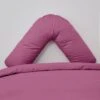 Non Iron Plain Dye Pink V-Shaped Pillowcase -Habitat Store 30863106