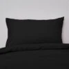 Non Iron Plain Dye Black Standard Pillowcase 2 Non Iron Plain Dye Black Standard Pillowcase -Habitat Store 30863175