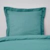 Non Iron Plain Dye Aqua Continental Pillowcase 2 Non Iron Plain Dye Aqua Continental Pillowcase -Habitat Store 30863209
