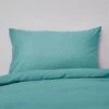 Pack Of 2 Non Iron Plain Dye Aqua Standard Pillowcases 2 Pack Of 2 Non Iron Plain Dye Aqua Standard Pillowcases -Habitat Store 30863211