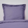 Non Iron Plain Dye Purple Continental Square Pillowcase -Habitat Store 30863245