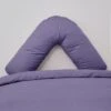 Non Iron Plain Dye Purple V-Shaped Pillowcase -Habitat Store 30863250