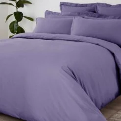 Non Iron Plain Dye Duvet Cover -Habitat Store 30863253 alt05
