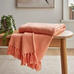 Aris Cotton Weave 130cm X 180cm Throw -Habitat Store 30863558