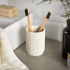 Modern Luxe Ribbed Resin Tumbler -Habitat Store 30863610