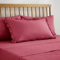 Pure Cotton Frilled Pillowcase 28 Pure Cotton Frilled Pillowcase -Habitat Store 30863779