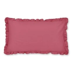 Pure Cotton Frilled Pillowcase 29 Pure Cotton Frilled Pillowcase -Habitat Store 30863779 alt01