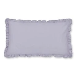 Pure Cotton Frilled Pillowcase 27 Pure Cotton Frilled Pillowcase -Habitat Store 30863817 alt01