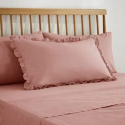 Pure Cotton Frilled Pillowcase 24 Pure Cotton Frilled Pillowcase -Habitat Store 30863893