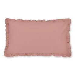 Pure Cotton Frilled Pillowcase 25 Pure Cotton Frilled Pillowcase -Habitat Store 30863893 alt01