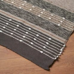 Luxe Brown Woven Throw -Habitat Store 30864102 alt01