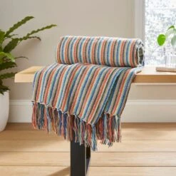 Russell Stripe Throw -Habitat Store 30864111