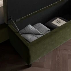 Alara Velvet End Of Bed Storage Ottoman 38 Alara Velvet End Of Bed Storage Ottoman -Habitat Store 30864177 alt02