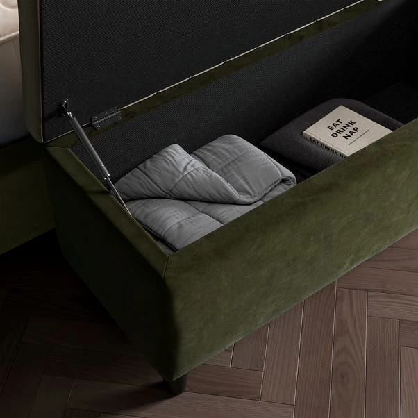 Alara Velvet End Of Bed Storage Ottoman 19 Alara Velvet End Of Bed Storage Ottoman - Image 17