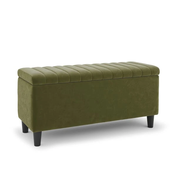 Alara Velvet End Of Bed Storage Ottoman 22 Alara Velvet End Of Bed Storage Ottoman - Image 20