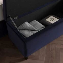 Alara Velvet End Of Bed Storage Ottoman 31 Alara Velvet End Of Bed Storage Ottoman -Habitat Store 30864178 alt02
