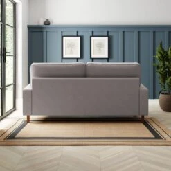 Beatrice Flatweave 3 Seater Sofa, Grey -Habitat Store 30864217 alt02