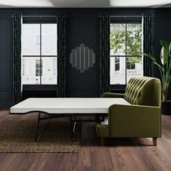 Beatrice Buttoned Velvet 3 Seater Double Sofa Bed -Habitat Store 30864253 alt03