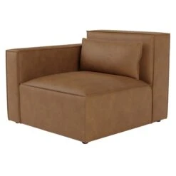 Modular Arne Faux Leather Left Hand Seat -Habitat Store 30864255 alt01