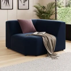 Modular Cruz Velvet Corner Seat 27 Modular Cruz Velvet Corner Seat -Habitat Store 30864264 alt01