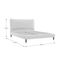 Skylar Boucle Pillowback Bed Frame -Habitat Store 30864352 alt09