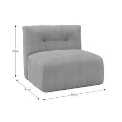 Squish Tonal Chenille Armless Modular Piece 25 Squish Tonal Chenille Armless Modular Piece -Habitat Store 30864614 alt09