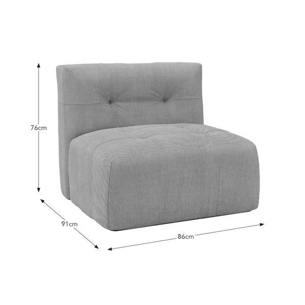 Squish Tonal Chenille Armless Modular Piece 10 Squish Tonal Chenille Armless Modular Piece - Image 8