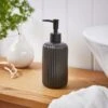 Ceramic Ribbed Soap Dispenser -Habitat Store 30864800