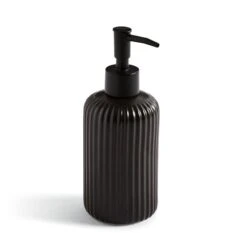 Ceramic Ribbed Soap Dispenser -Habitat Store 30864800 alt02