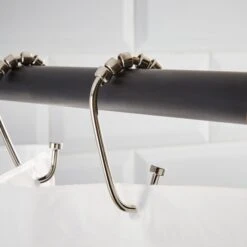 Pack Of 12 Open Shower Curtain Rings 12 Pack Of 12 Open Shower Curtain Rings -Habitat Store 30864815 alt01