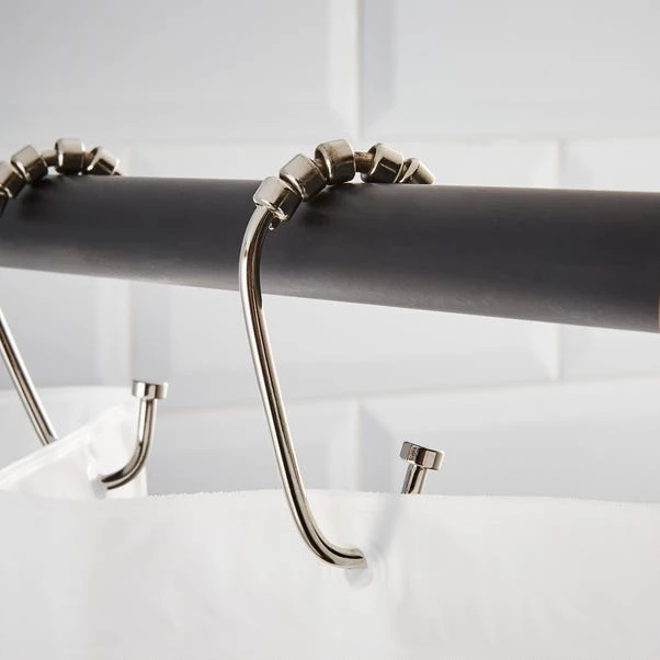 Pack Of 12 Open Shower Curtain Rings 7 Pack Of 12 Open Shower Curtain Rings - Image 5