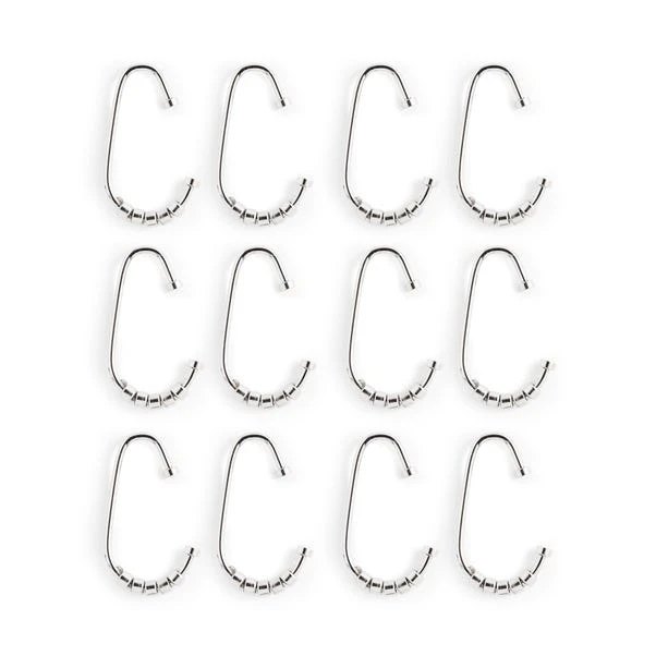 Pack Of 12 Open Shower Curtain Rings 8 Pack Of 12 Open Shower Curtain Rings - Image 6