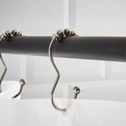 Pack Of 12 3-Shaped Shower Curtain Rings -Habitat Store 30864817 alt01