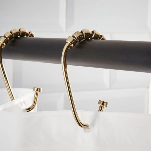 Pack Of 12 Open Shower Curtain Rings 4 Pack Of 12 Open Shower Curtain Rings - Image 2