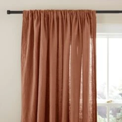 Linen Slot Top Curtains 40 Linen Slot Top Curtains -Habitat Store 30866371