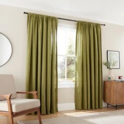 Linen Slot Top Curtains 38 Linen Slot Top Curtains -Habitat Store 30866372 alt01