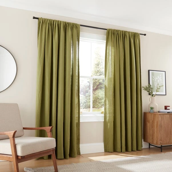 Linen Slot Top Curtains 13 Linen Slot Top Curtains - Image 11