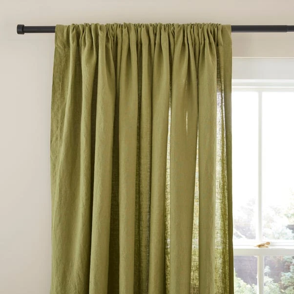 Linen Slot Top Curtains 9 Linen Slot Top Curtains - Image 7