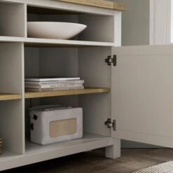 Olney High Corner TV Unit, Stone For TVs Up To 50" -Habitat Store 30866565 alt02