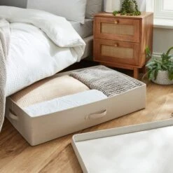 Fabric Underbed Storage Box 38 Fabric Underbed Storage Box -Habitat Store 30866927 alt01