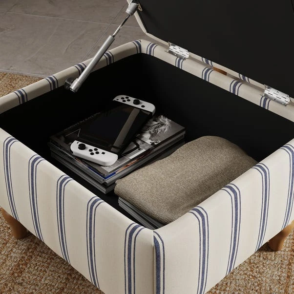Oswald Stripe Storage Footstool 14 Oswald Stripe Storage Footstool - Image 12