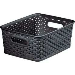 Curver My Style Dark Grey Basket 25 Curver My Style Dark Grey Basket -Habitat Store 30867379 alt03