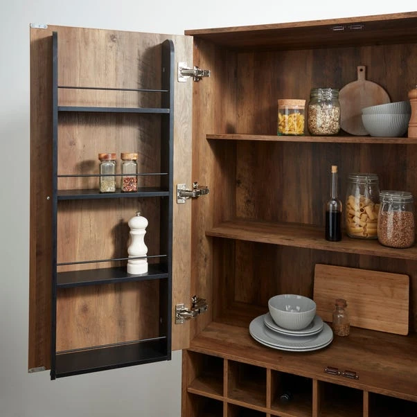 Fulton Kitchen Larder Unit, Pine Effect 5 Fulton Kitchen Larder Unit, Pine Effect - Image 3