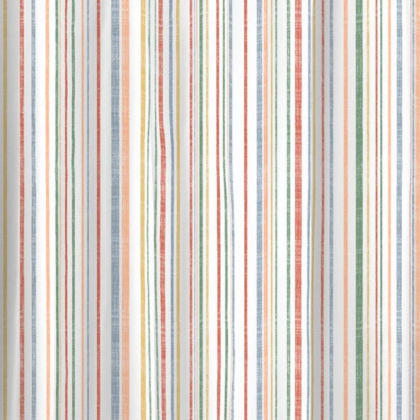 Rainbow Stripe Peached Shower Curtain 4 Rainbow Stripe Peached Shower Curtain - Image 2